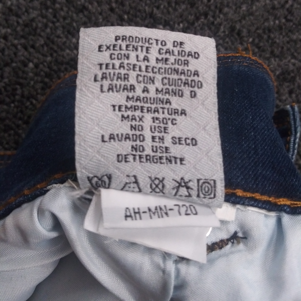 Vintage Denim Washed Skirt - Picture 3 of 9